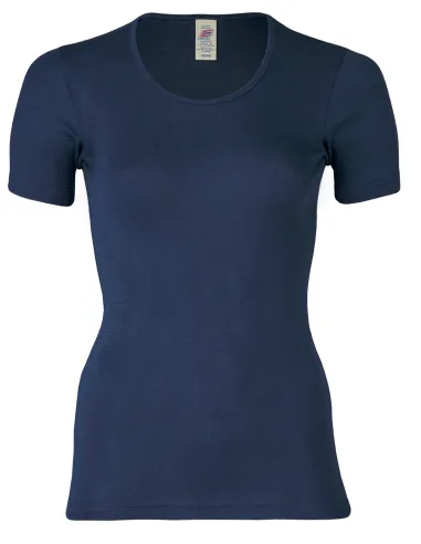 T-Shirt Femme en Soie et Laine Mérinos - Engel