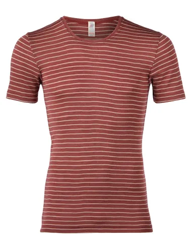 T-Shirt Homme en Soie et Laine Mérinos - Engel