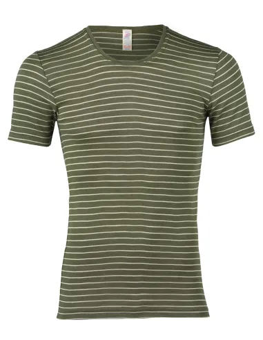 T-Shirt Homme en Soie et Laine Mérinos - Engel