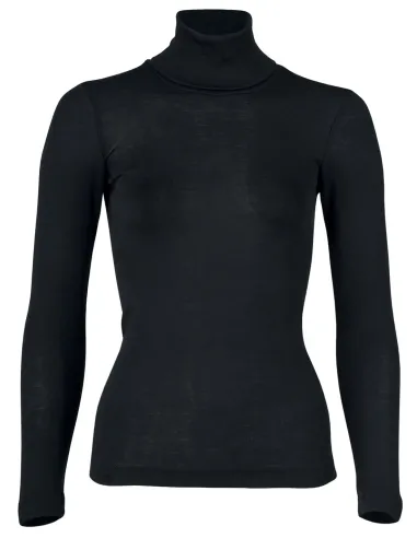 Pull Col Roulé en Soie et Laine Mérinos pour Femme - Engel